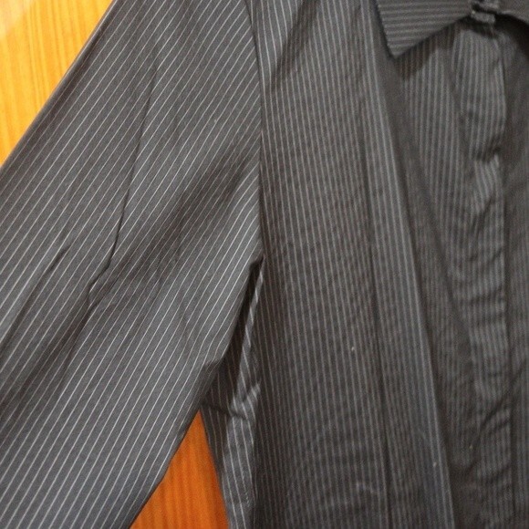 Co & Eddy Pin Stripe Wide Leg Pant Suit Vintage 90s 12/Medium - Picture 6 of 16